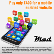 Pay only £499 for a mobile website